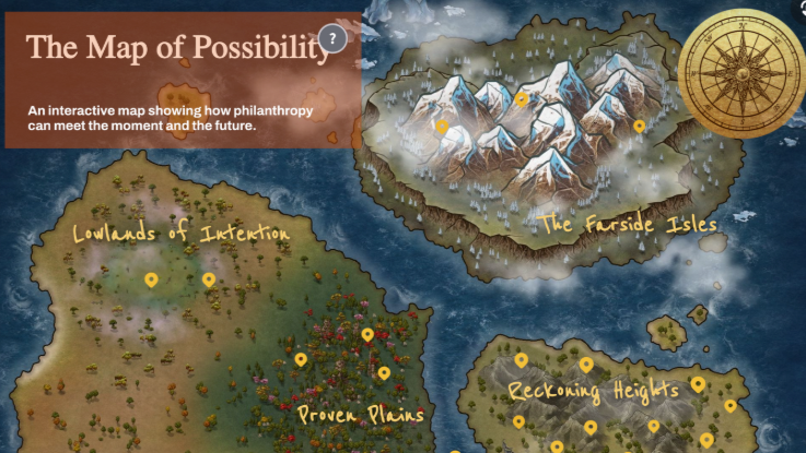 A map of possibilities. Image credit: Ignited Word - https://www.ignitedword.com/the-map-of-possibility