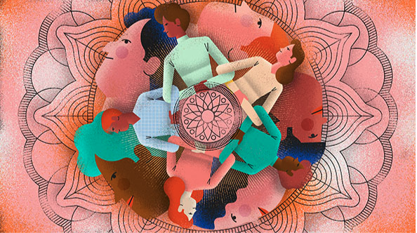 Illustration by Hugo Herrera, through the Collective Change Lab