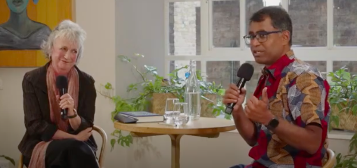 Danny Sriskandarajah and Julia Unwin, talking about Power to the People